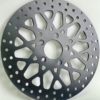 11.8" Mesh Front Black Zinc Polished Stainless Rotor