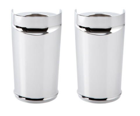 Smooth Fork Boot Covers - Chrome