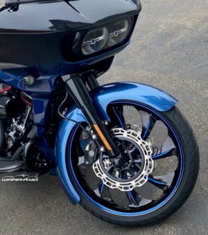 Harley Blue Wheels