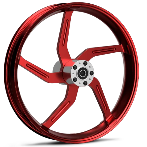 Aggressor 21 x 3.25 Red Wheel