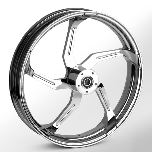Aggressor 3D Chrome 21 x 3.25 wheel by Replicator wheels