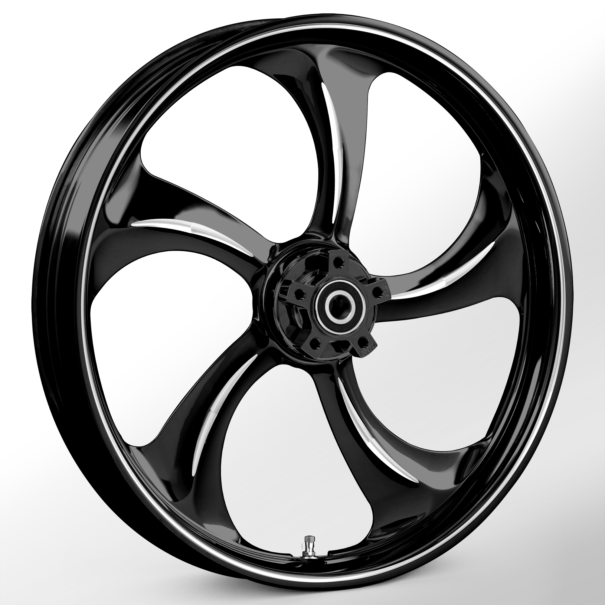 Rollin Starkline Black 19 X 3.0" Front Wheel - 2000-22 Harley Touring