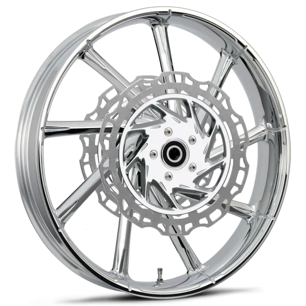 RYD Wheels Kinetic Chrome Front Wheel and Rotors