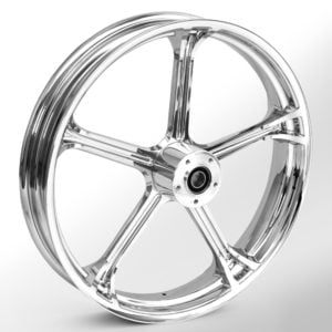 Tomahawk Chrome 21 x 3.25 hub wheel by Replicator wheels