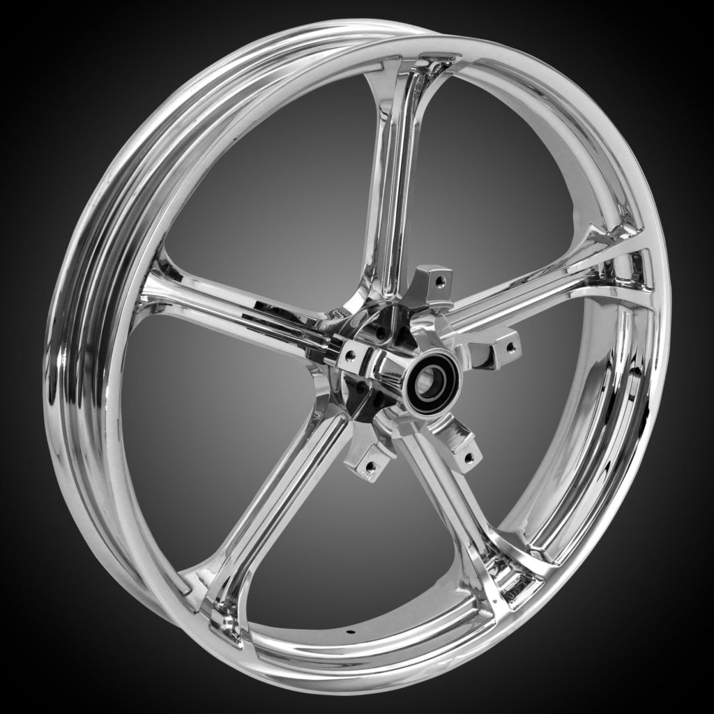 Tomahawk Chrome Wheels Replicator WanaRyd Motorcycle
