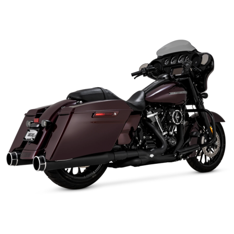 Vance and Hines 4.5 Torquer 450 Slip-On Mufflers, 2017-22 HD Touring - machine cut