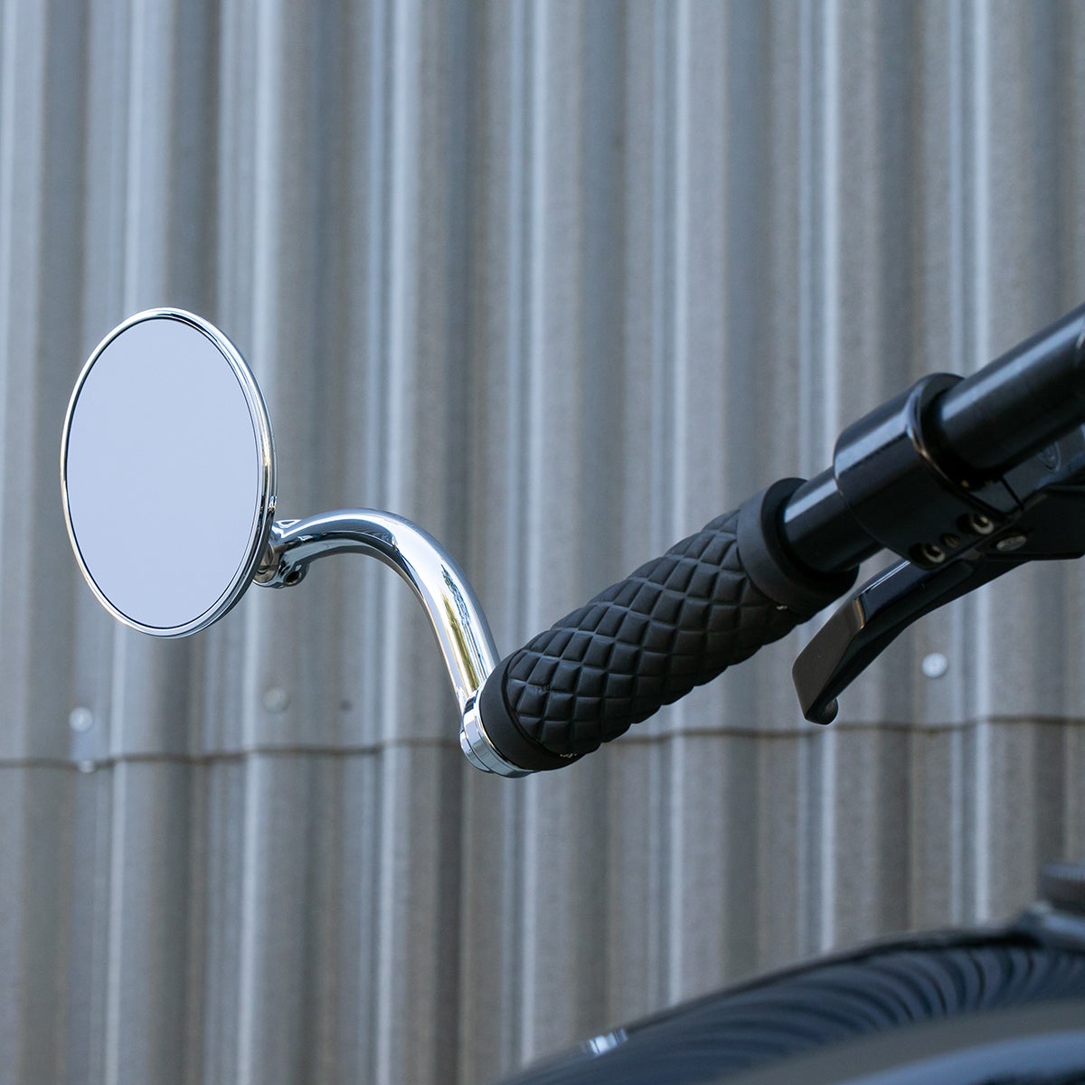 Utility Mirror Round Bar End Biltwell - WanaRyd Motorcycle