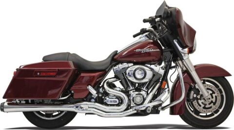 Road Rage 2-into-1 B4 Exhaust w/Megaphone Muffler, 1995-2016 Touring