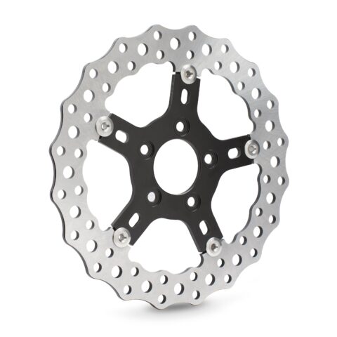 11.8" Jagged Brake Front/Rear Rotor, Black
