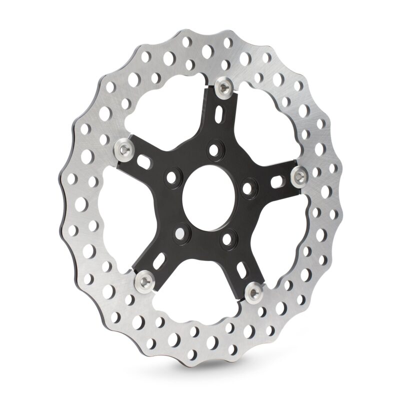 11.8" Jagged Brake Front/Rear Rotor, Black