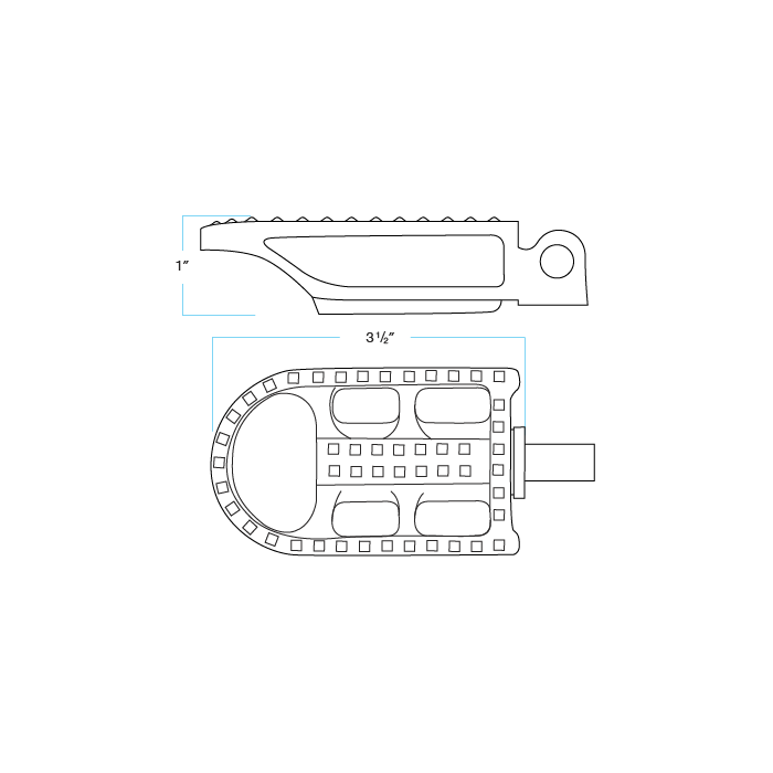 Mushman Foot Pegs HD Classic - Image 14