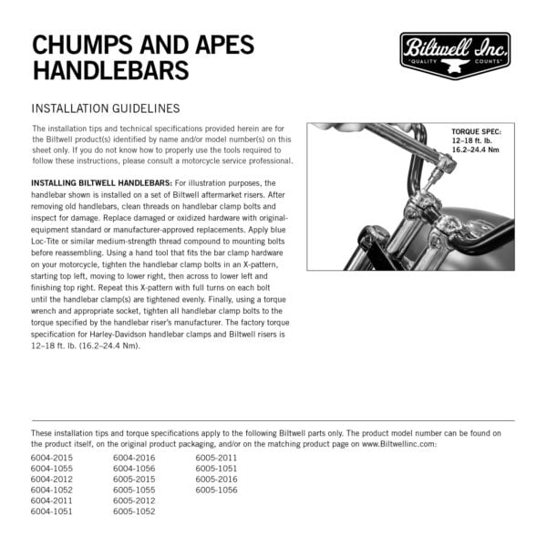 TUV Chumps Apes Bars Install Guide 209105 bd809528 7096 4006 bd78