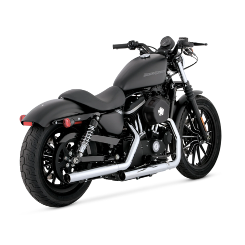 2 1/2" Straightshots HS Slip-On Mufflers, 2004-13 Harley Sportster