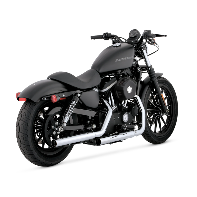 2 1/2" Straightshots HS Slip-On Mufflers, 2004-13 Harley Sportster