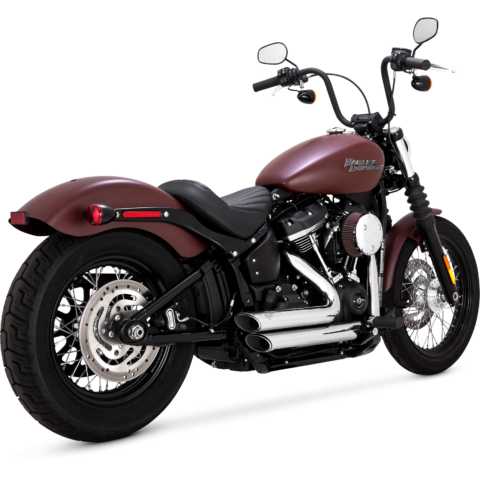 Shortshots Staggered Exhaust, 2018-21 Harley Softail