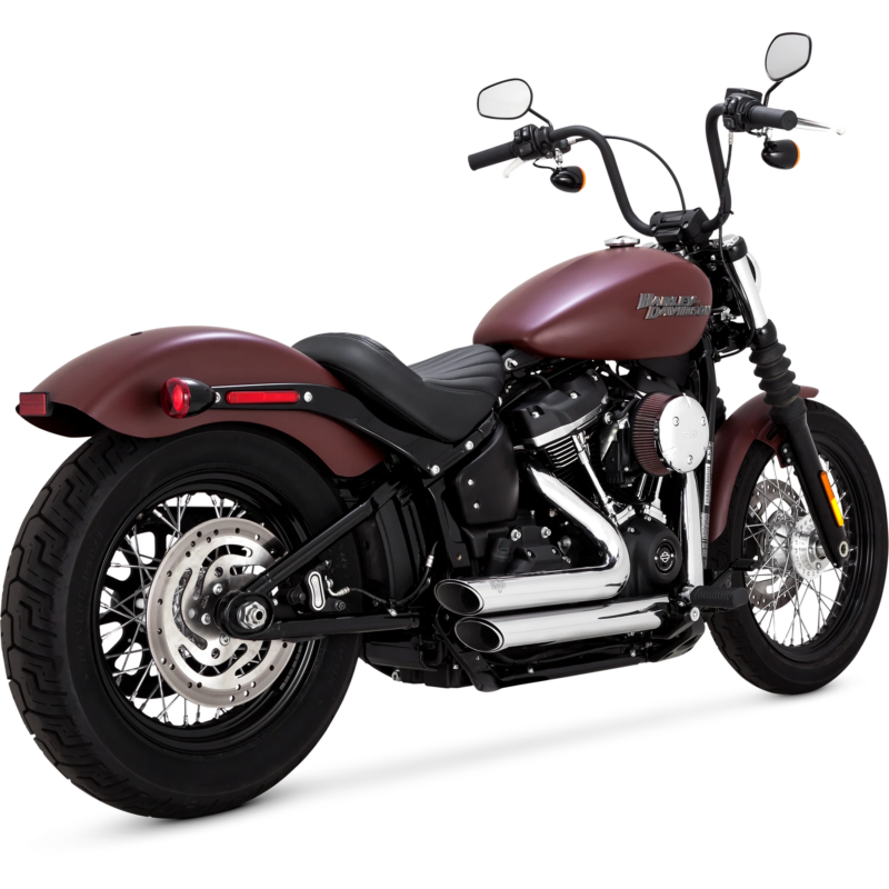 Shortshots Staggered Exhaust, 2018-21 Harley Softail