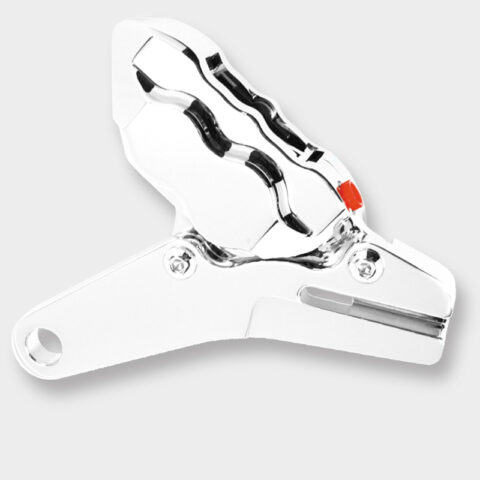 4 PISTON CALIPER, 1991-99 DYNA GLIDE, 3/4" AXLE