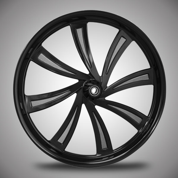2D twist Black Metalsport Wheel