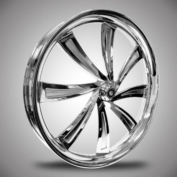 2D twist Chrome Metalsport Wheel
