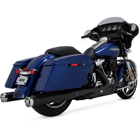 4" Monster Rounds Slip-On Mufflers, 2017-22 Harley Touring
