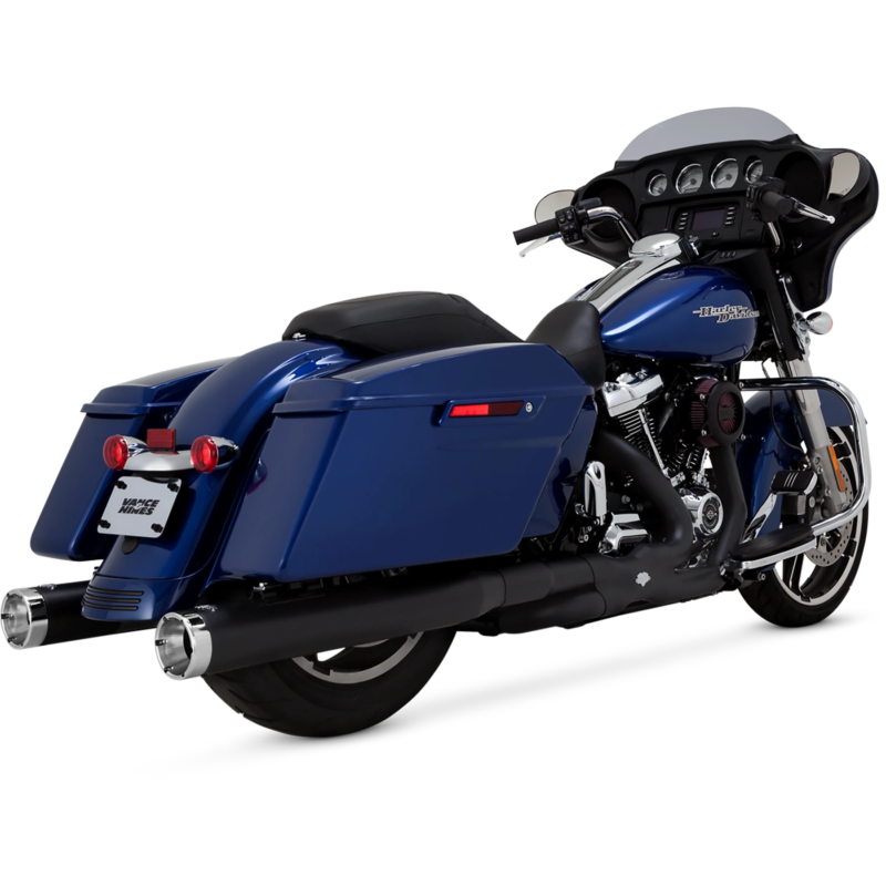 4" Monster Rounds Slip-On Mufflers, 2017-22 Harley Touring