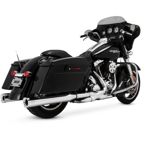 4" Eliminator Slip-On Mufflers, 1995-16 Harley Touring