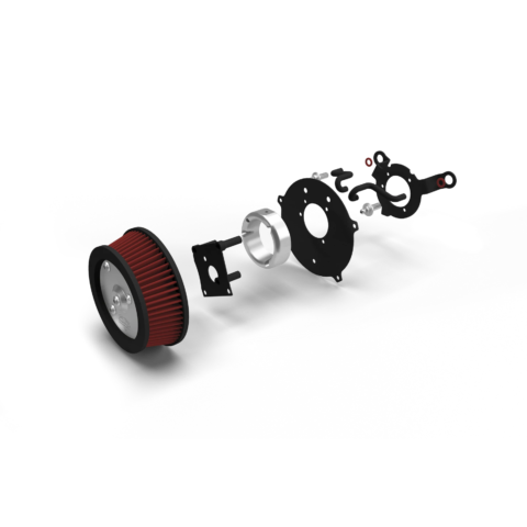 VO2 Naked Air Intake Kit, 2004-21 Harley Sportster