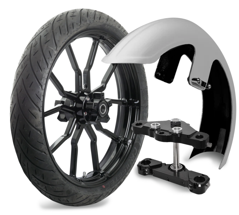 23 x 3.75" Complete Fender & Rake Kit, 49mm