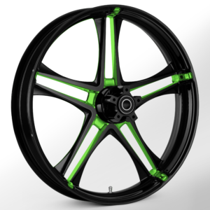 Discharge 21 x 3.25 Touch Of Color Green Wheel