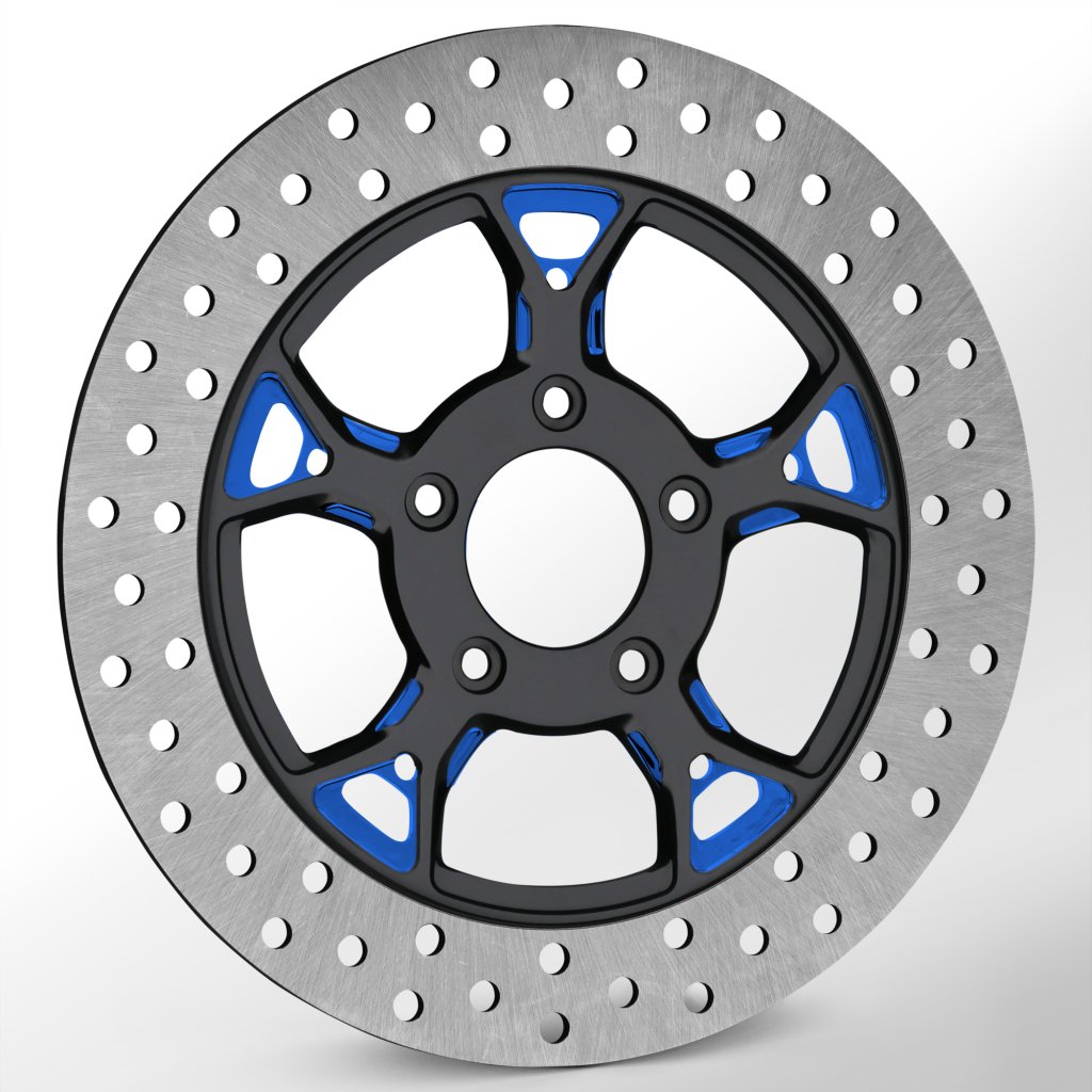 Inductor Dyeline Touch Of Color Blue Wheels RYD Wheels - WanaRyd Motorcycle