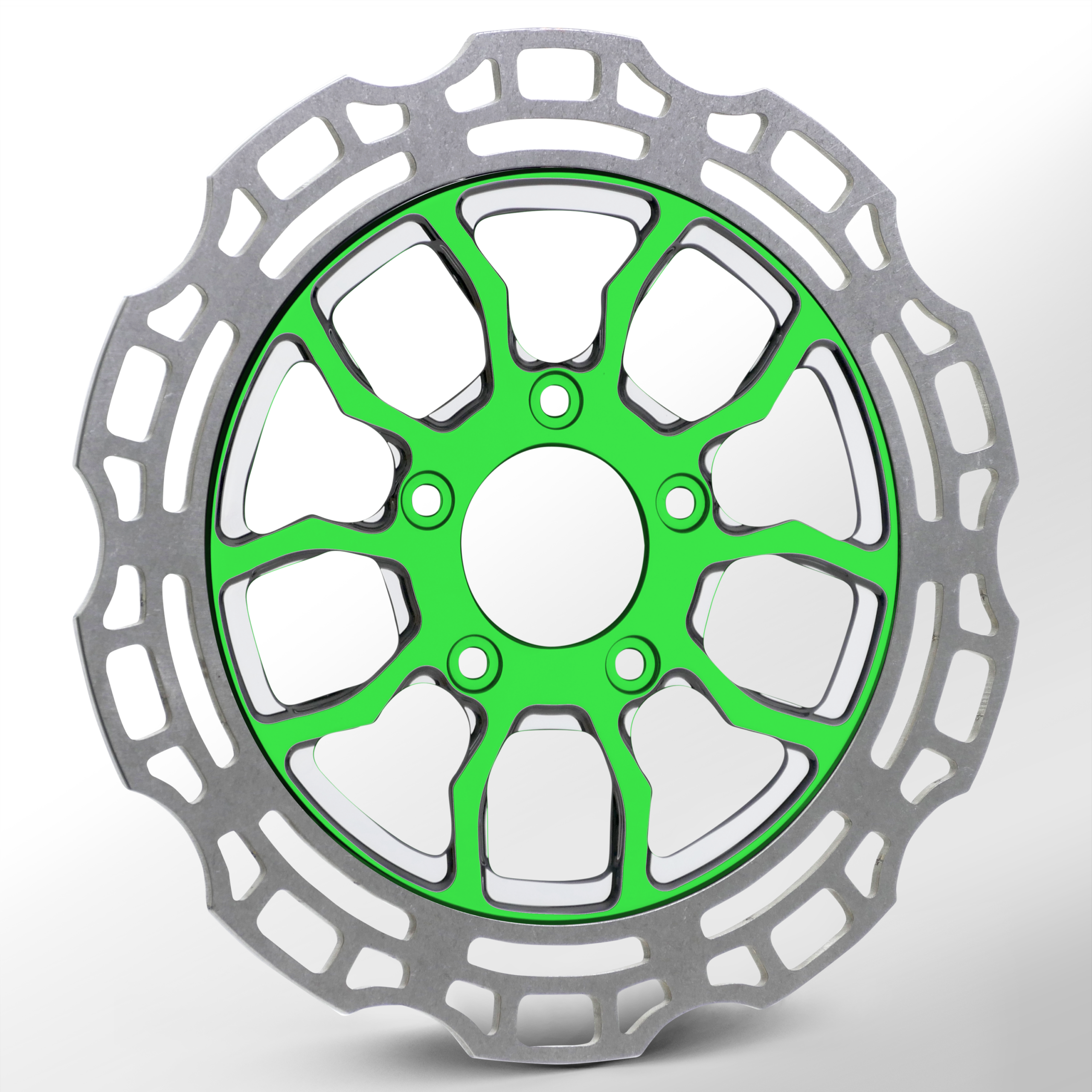 Insulator Dyeline Green Polished Wheels - Image 3