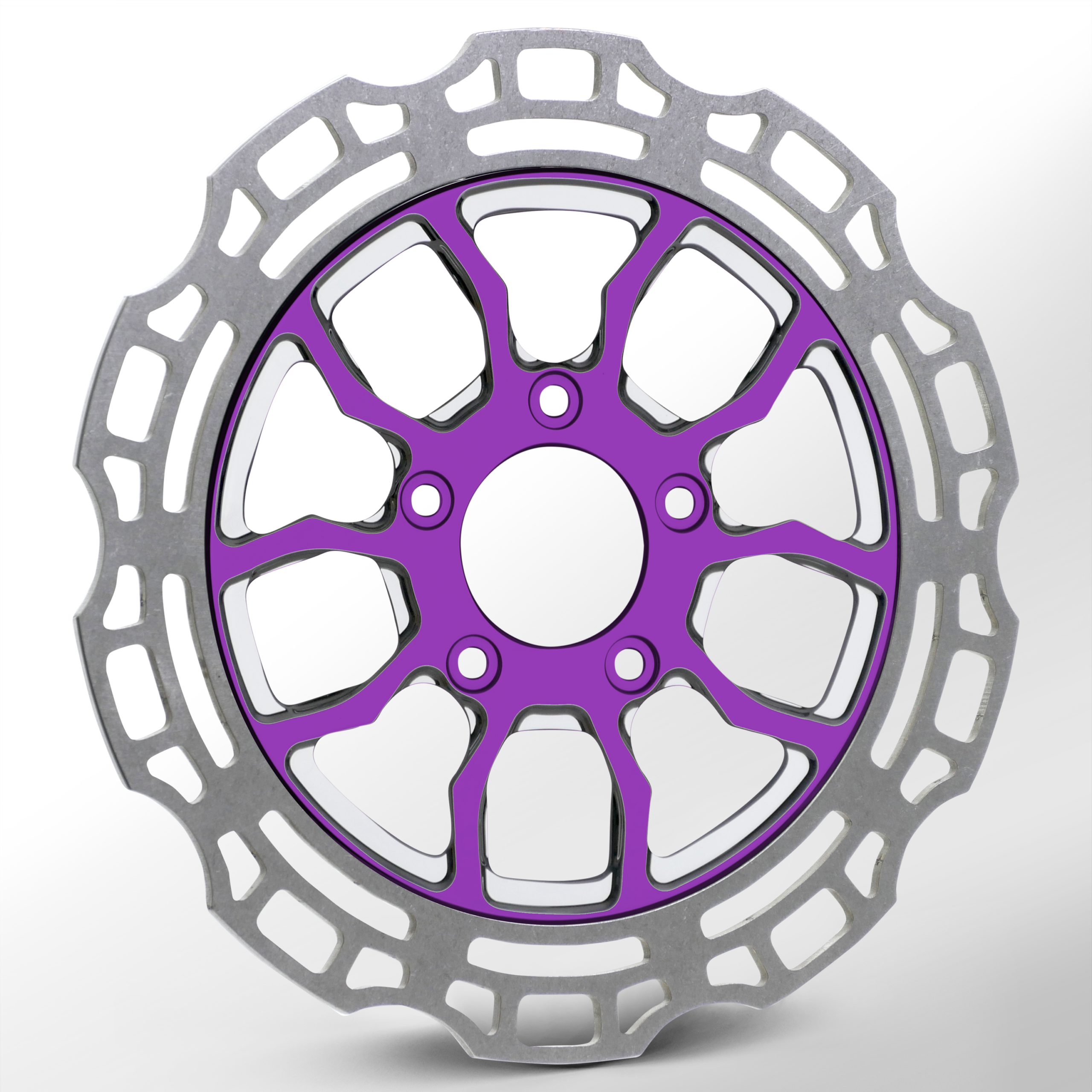 Insulator Dyeline Purple Polished Wheels - Image 3