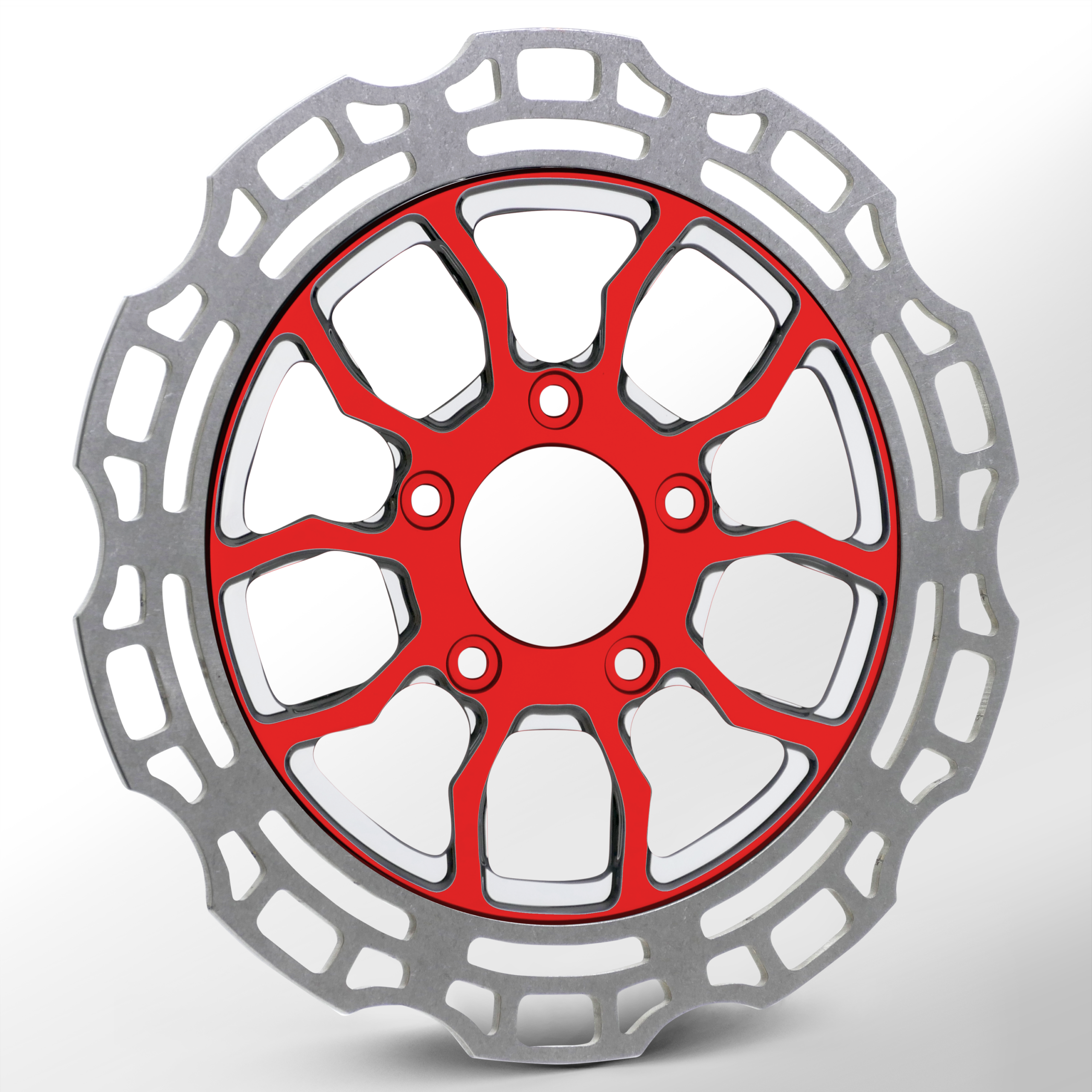 Insulator Dyeline Red Polished Wheels - Image 3