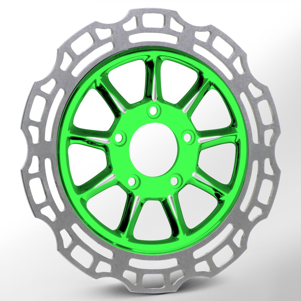 RACELITE Ion Dyeline Green 11.8 Front Right Swift-Lock 2000-up
