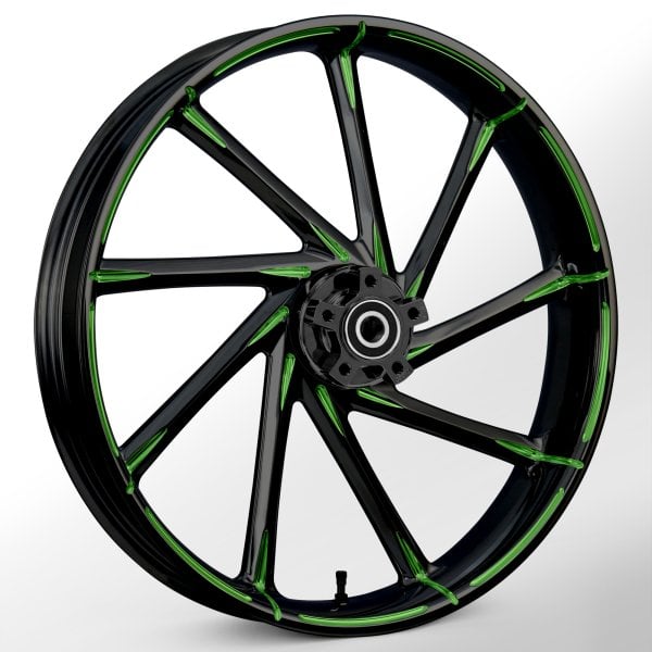 Kinetic Touch Of Color Green 21 x 3.25 Wheel