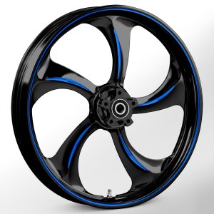 Rollin Touch Of Color Blue 21 x 3.25 Wheel