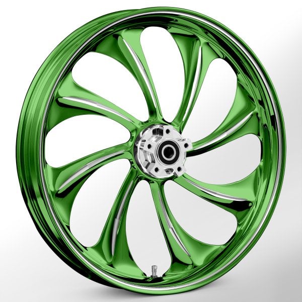 Twisted Dyeline Green 21 x 3.25 RYD Wheel
