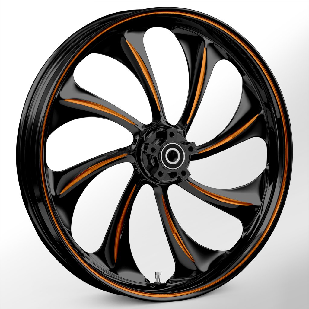 Twisted Dyeline Touch Of Color Orange Wheels RYD Wheels WanaRyd