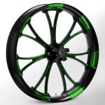 Arc Touch Of Color Green 21 x 3.25 Wheel