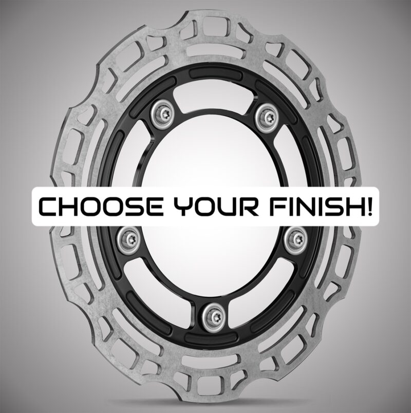 Front 11.8" RACELITE Series Enforcer Swift-Lock Floating Rotor, 2000-2023 Touring