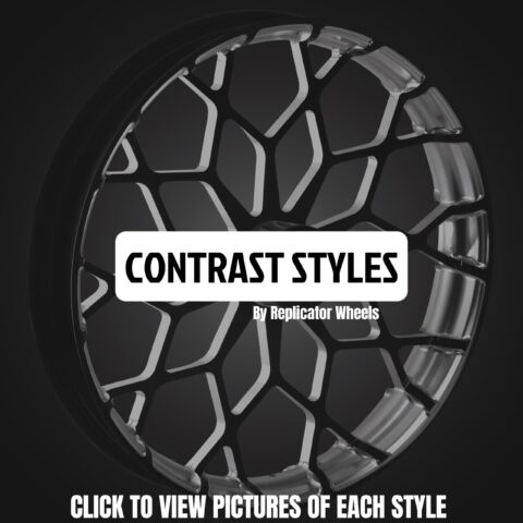 Replicator Contrast Front Wheel & Tire Package, 2001-2017 Honda Goldwing F6B GL1800