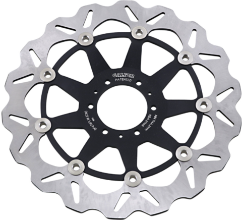 296 mm Floating Wave Front Rotor, Black, 2001-2017 Honda Goldwing F6B GL1800