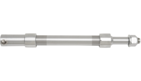 Front Axle Kit, Chrome, 25mm