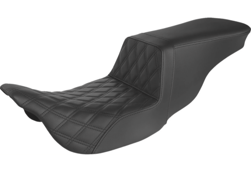 Tour Step Up Seat, Front Lattice Stitch, 2008-2023 Touring/2009-2013 Trikes