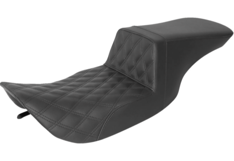 Tour Step Up Seat, Front Lattice Stitch, Driver, 1997-2007 FLHT, FLTR (EXCEPT FLHX)