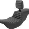 Tour Step Up Seat, Tuck-n-Roll, Rider Backrest, 1997-2007 FLHT, FLTR (Except FLHX)