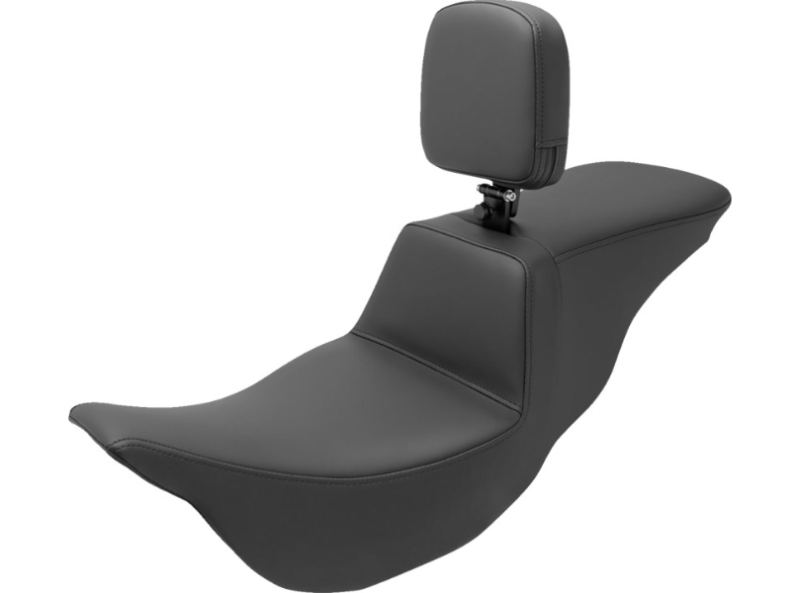 Tour Step Up Seat, Plain, Rider Backrest, 1997-2007 FLHR, FLHX (except FLHRS)