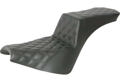 Tour Step Up Seat, Full Lattice Stitch, Driver, 2018-2023 Softail Standard, Street Bob