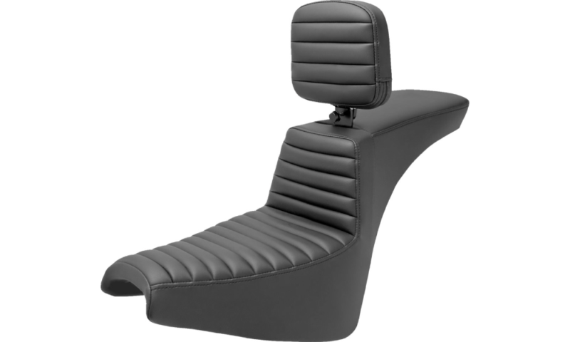 Tour Step Up Seat, Tuck-n-Roll, Rider Backrest, 2006-2017 Dyna