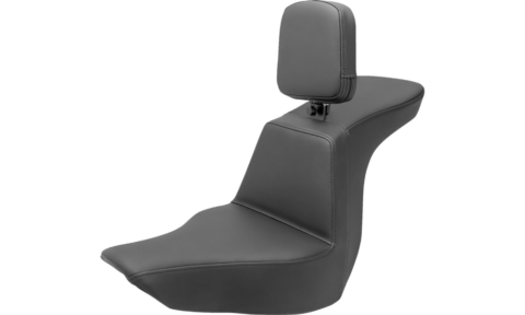 Tour Step Up Seat, Plain, Rider Backrest, 2006-2017 Dyna